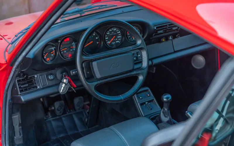 Porsche 964 Carrera RS * 32.500KM * Restauriert * Indisch Rot - 135672